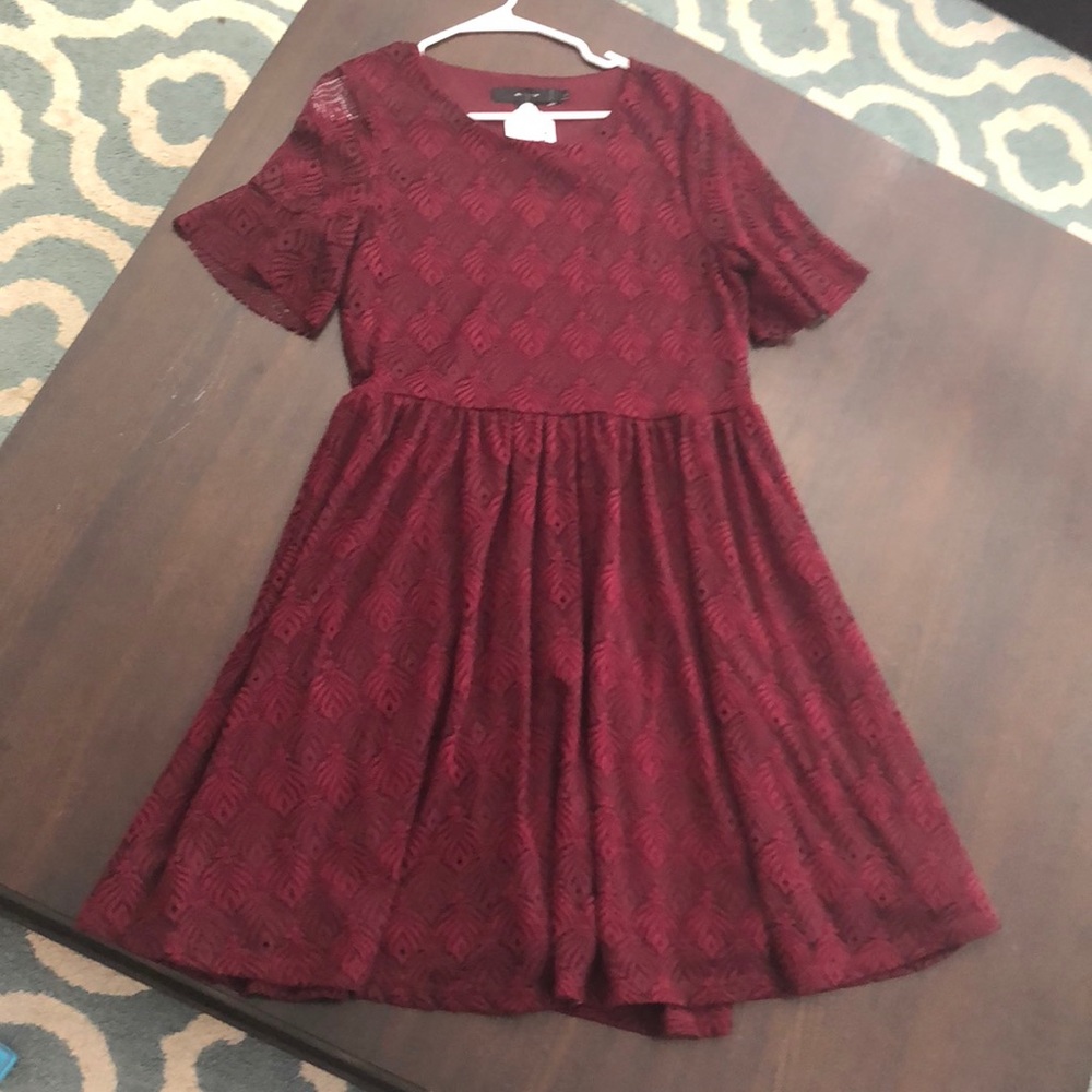 Maroon dress